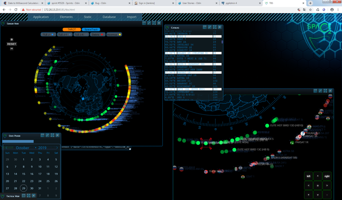 Spatial dashboard - Space command logo